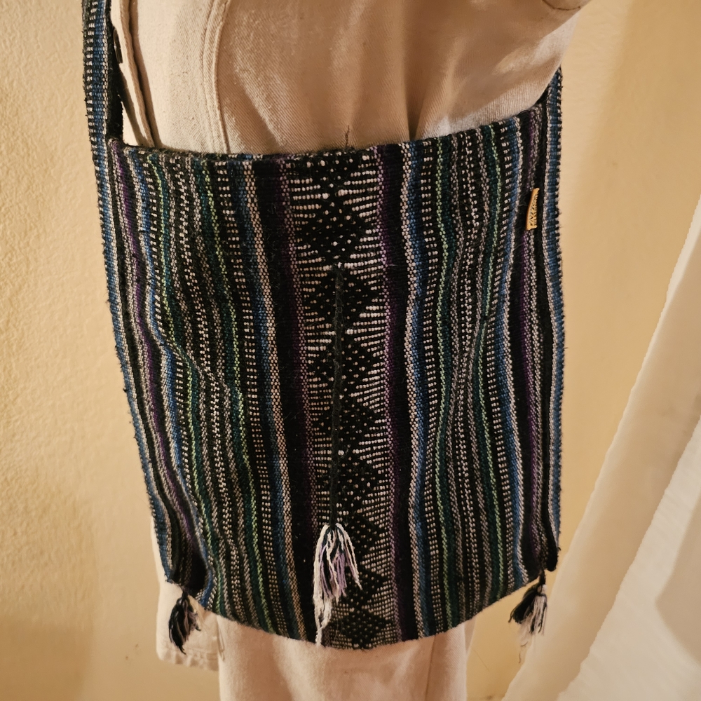 Striped Multicolor Shoulder Bag